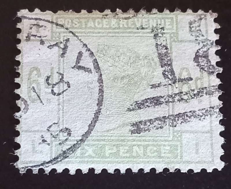 GB 1883-6 d, dull green,CV R1600