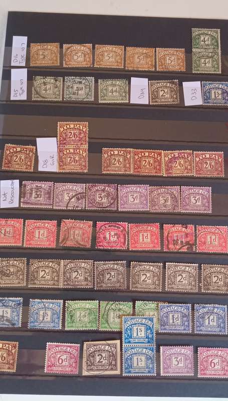 REDUCED!!!GB Lot of 53 Postage Dues lot to research still