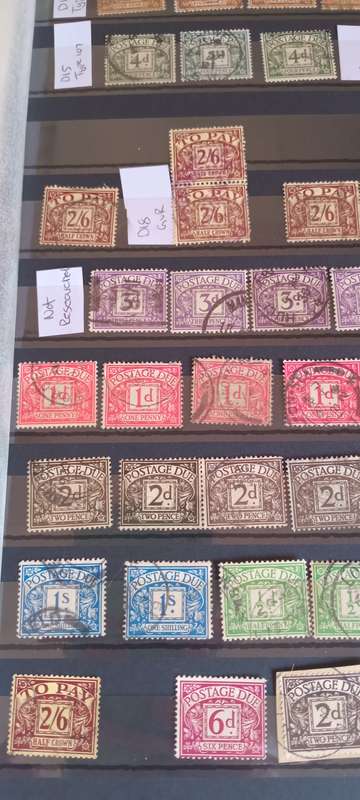 REDUCED!!!GB Lot of 53 Postage Dues lot to research still