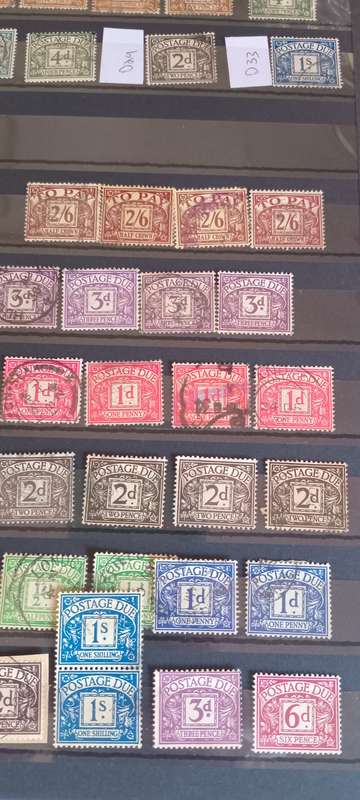 REDUCED!!!GB Lot of 53 Postage Dues lot to research still