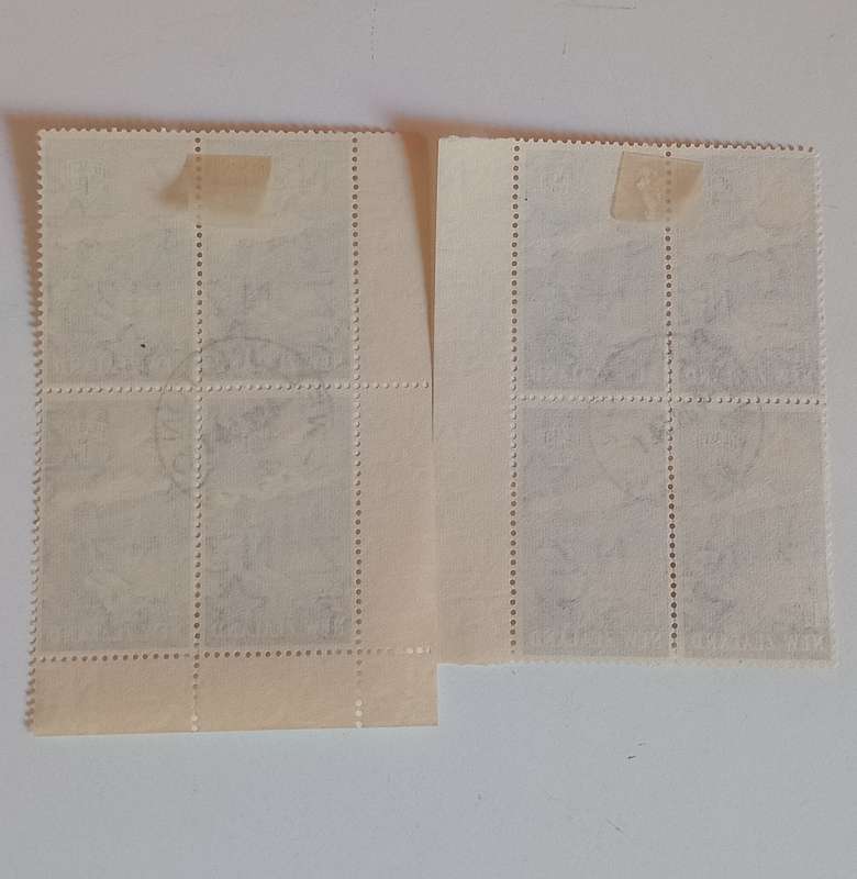 New Zealand Health 1/2d + 1d block of 4