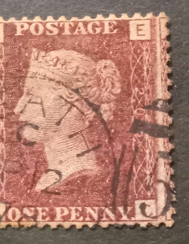 REDUCED!GREAT BRITAIN QV SG43 Penny Red Shades x 9 Plum,Lake Plum and deep Plum, Rare shades,High CV