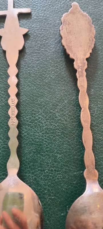 2 x Vintage Made in Holland Teaspoons
