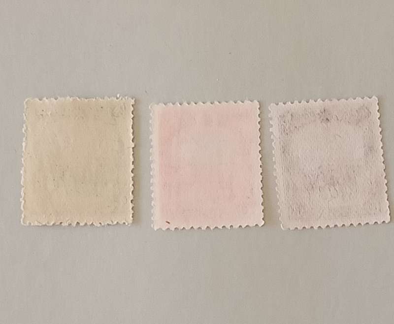 1936 China Manchukuo Stamps 2, 6, & 20 Fen