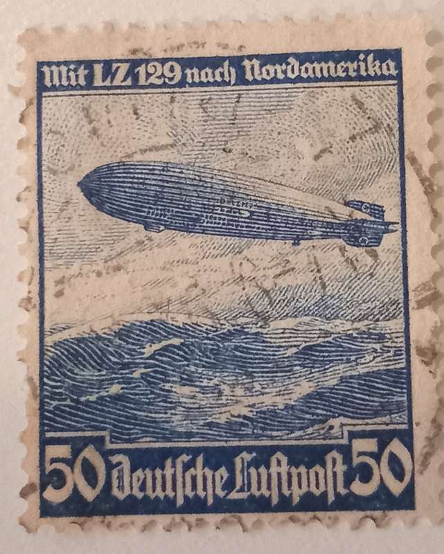 Germany 1936 Scott #C57 Reich Airship Airmail Used
