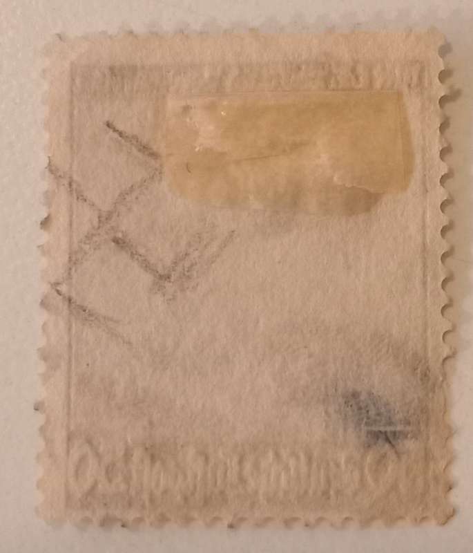 Germany 1936 Scott #C57 Reich Airship Airmail Used