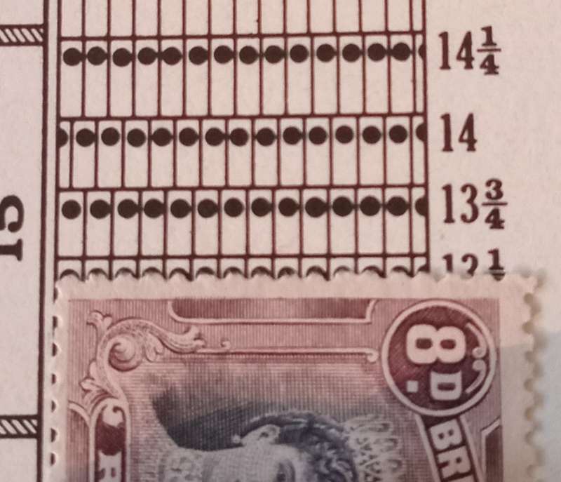 RHODESIA-Double Heads,8d, Specialised listing Perf 13.5, Black and Purple