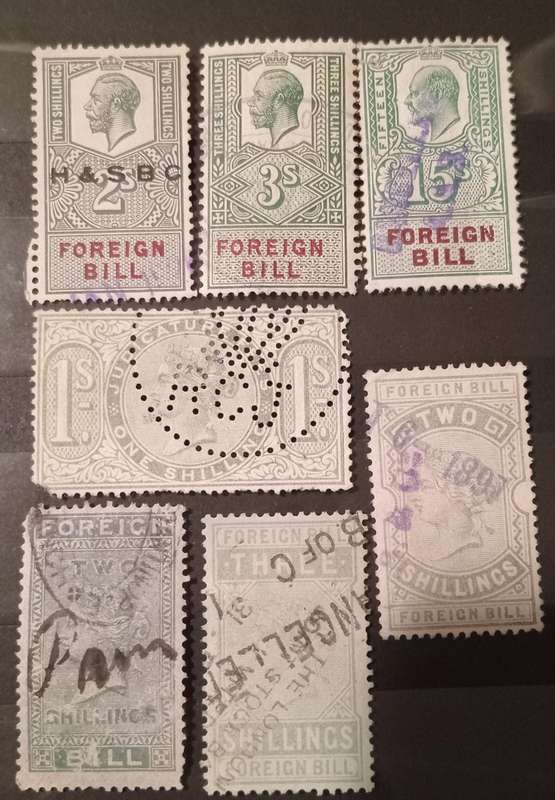 (78) GB,SELECTION OF FOREIGN BILL(REVENUE)STAMPS