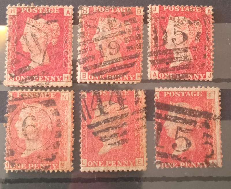 (51) GREAT BRITAIN Small Selection of 6 Red Pennys