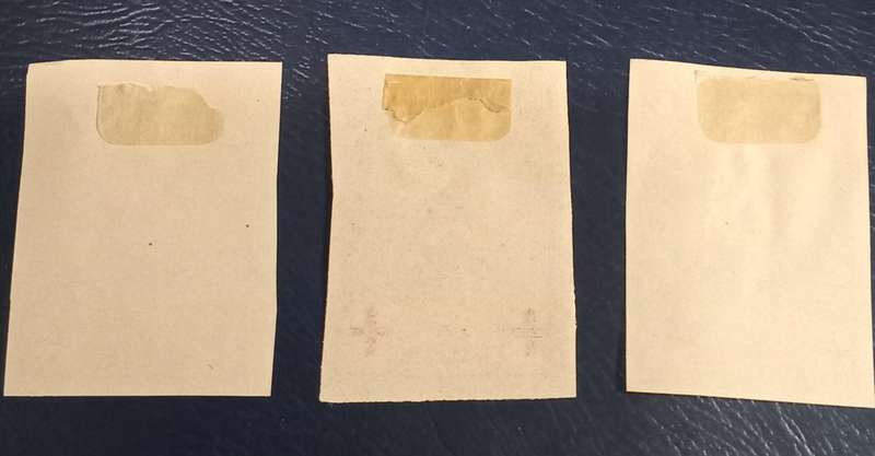 Belgium 1914 Red Cross IMPERFORATED Monument set of 3 SCARCE MH,