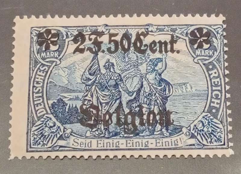 BELGIUM 1916 WWI German Occupation,MH, HIGH VALUE STAMP CV $180