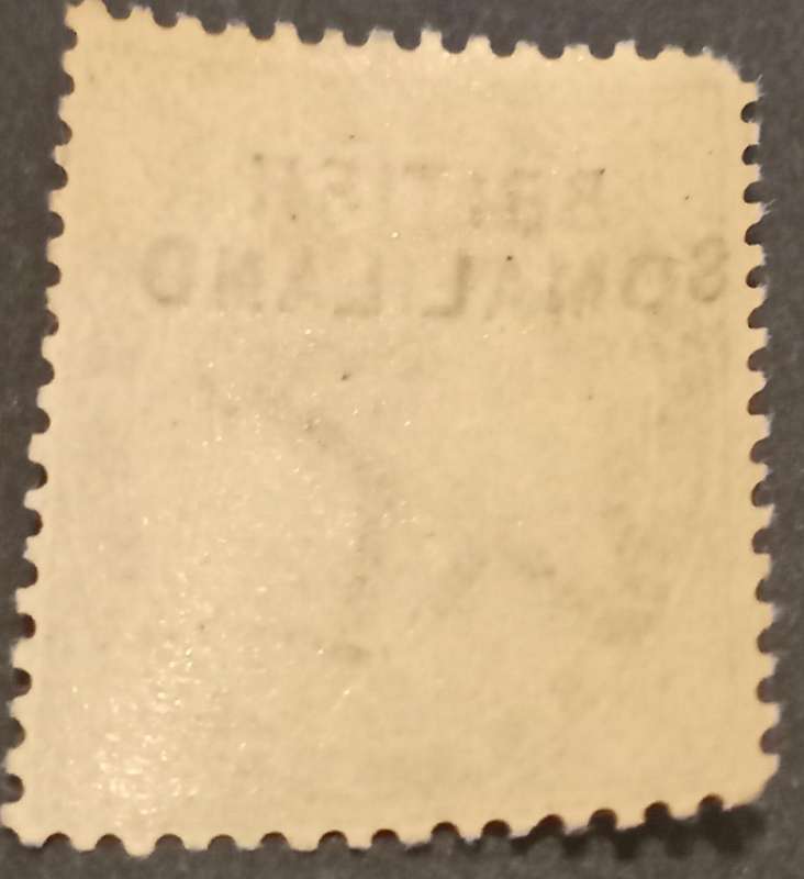 BRITISH SOMALILAND ½ Anna, with overprint Sg SO 1 - MINT