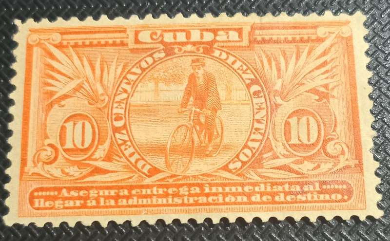 CUBA - 1899 SPECIAL DELIVERY STAMP SCOTT#E2 CV $60