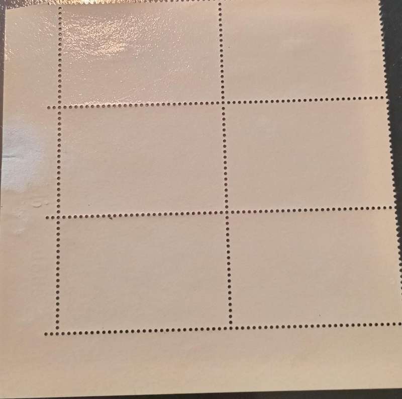 RHODESIA 1969 C101a SCARCE White arch variety on the top right stamp in a block of 6 1s 6d