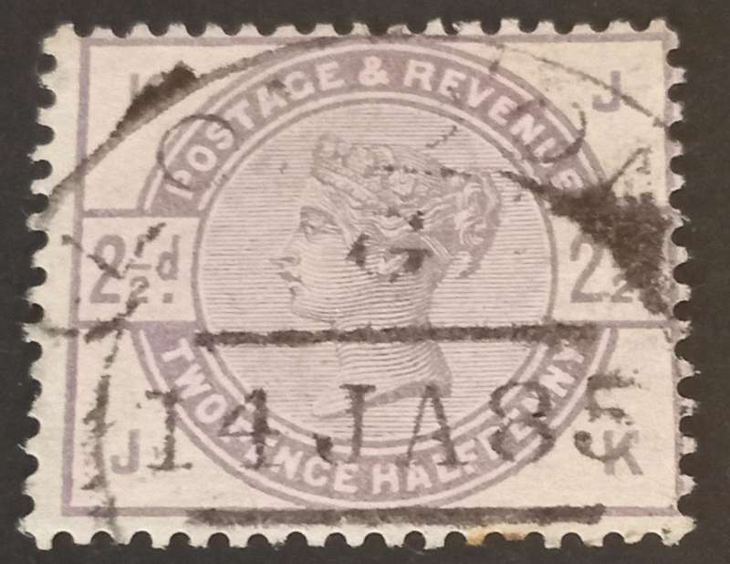 Great Britain 1884 #101 Queen Victoria 2½p Used