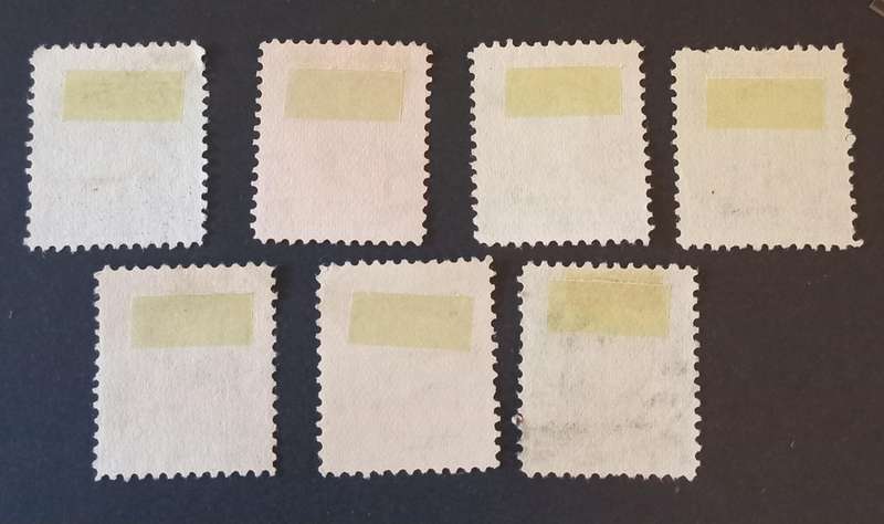 USA,1902, VALUABLE PART SET #300-302&,#304,#306-307ĵ. VFU
