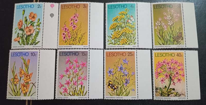 LESUTHO 1978 FLOWERS MNH