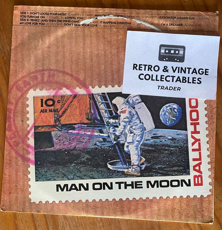 Ballyhoo - Man On The Moon LP VG-/VG+ SA Pressing