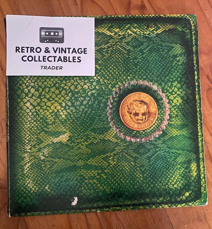 Alice Cooper - Billion Dollar Babies (Gatefold Cover) LP G+/VG- USA Pressing