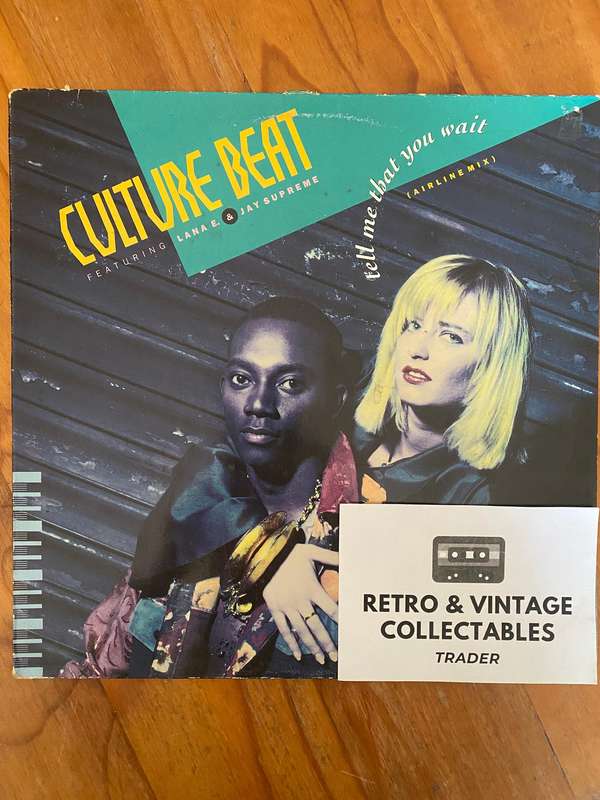 Culture Beat - Tell Me That You Wait (12 Single) LP VG/VG+ UK Pressing