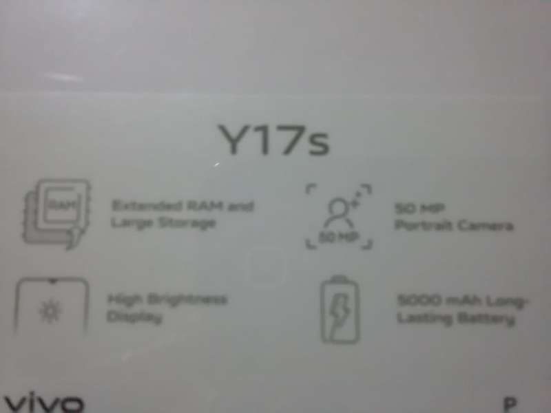 VIVO Y17s  (BRAND NEW/SEALED)