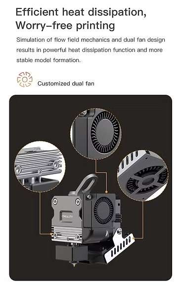 Creality Sprite Extruder Pro  All-Metal, High-Temp Direct Drive Upgrade