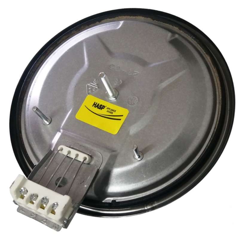 Red Dot Solid Plate 145mm 1500W Chrome Trim