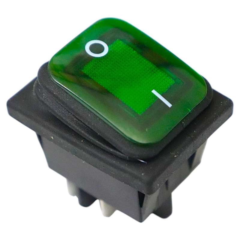 Green Rocker ON/OFF Switch