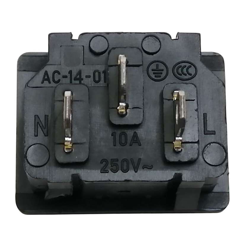 IEC C14 Male 3 Pin Connector
