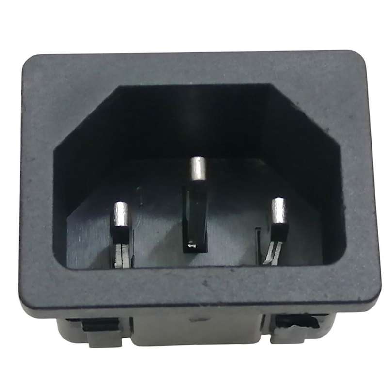 IEC C14 Male 3 Pin Connector
