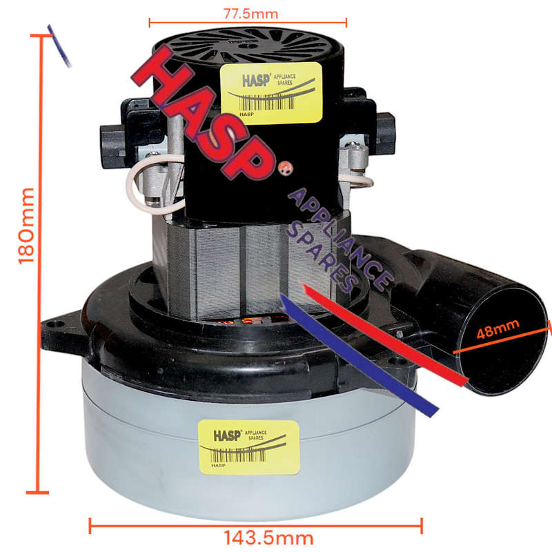 Tangential Vacuum Cleaner Motor 1200W