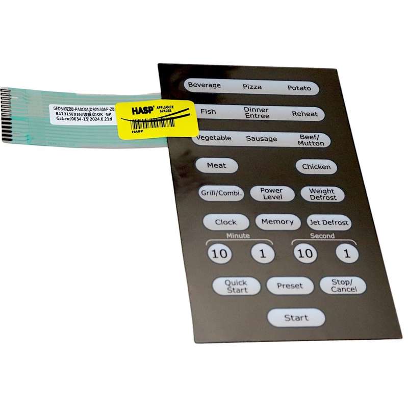 Defy Microwave Oven Touch Pad