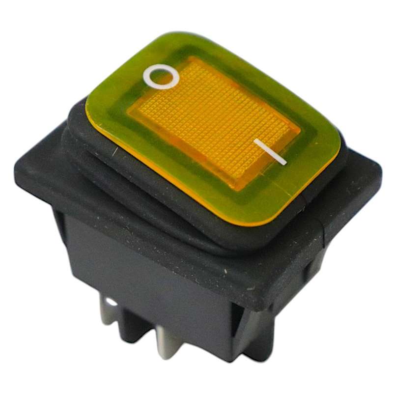Amber Rocker ON/OFF Switch