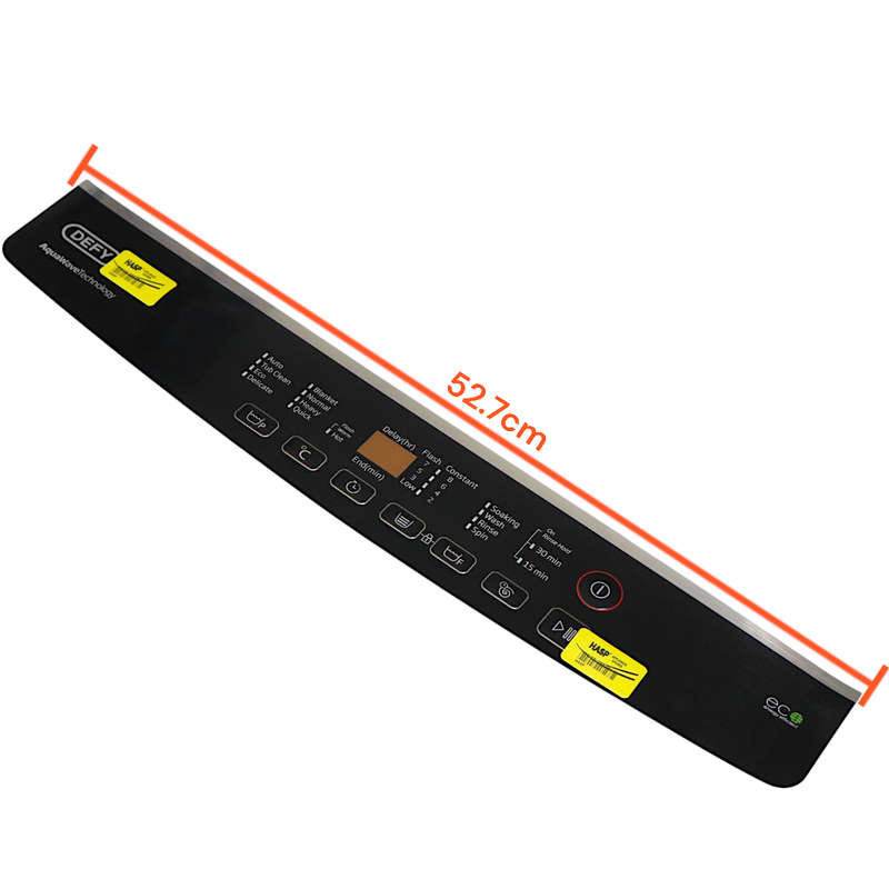 Defy Top Loader washing Machine Control Panel Inlay