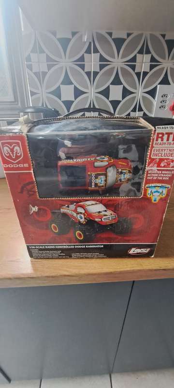 Team Losi 1/36 Scale Rc Raminator Monster Truck