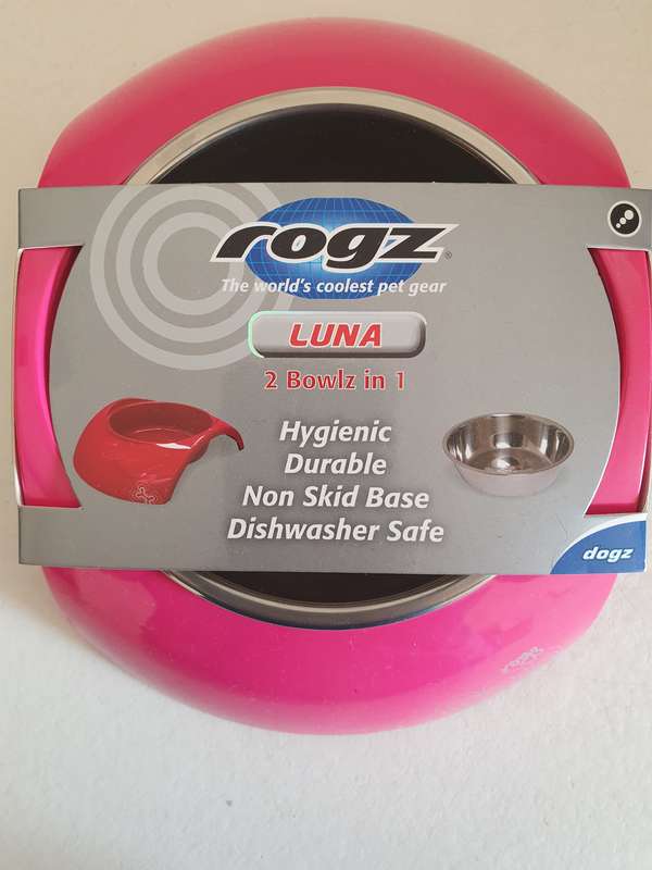 Rogz 2-in-1 Luna Dog Bowl - Small