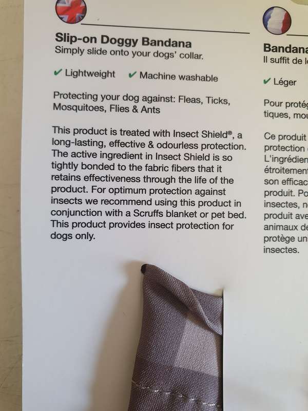 Scruffs insect shield bandana -small