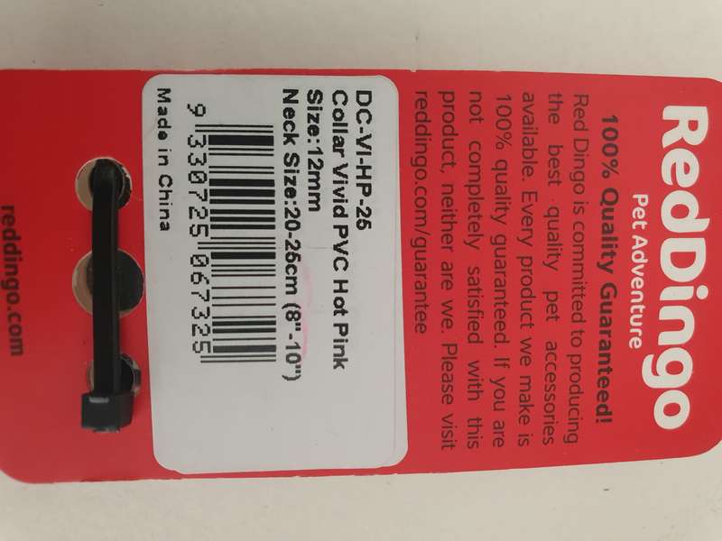 Reddingo PVC Dog Collar