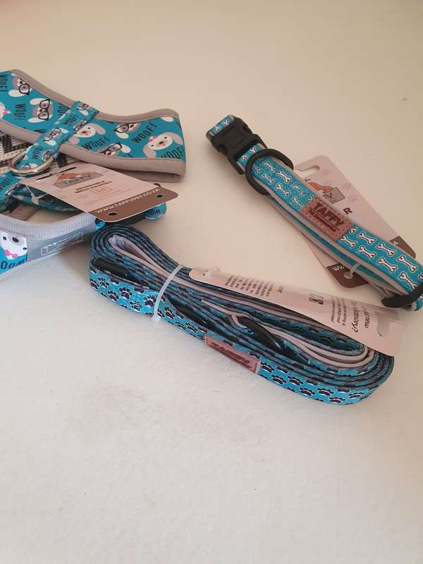 Dog Harness , collar and leash bundle