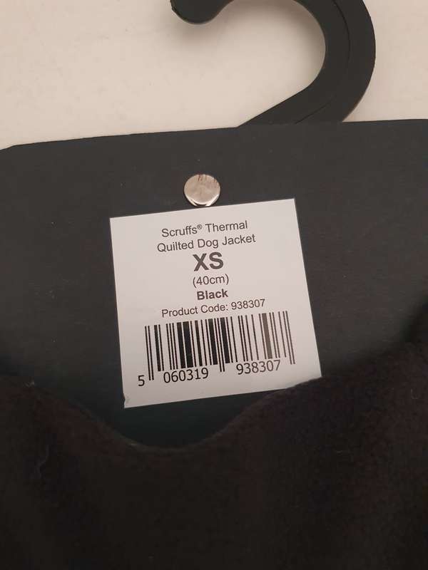 Scruffs Thermal Dog Coat - Black