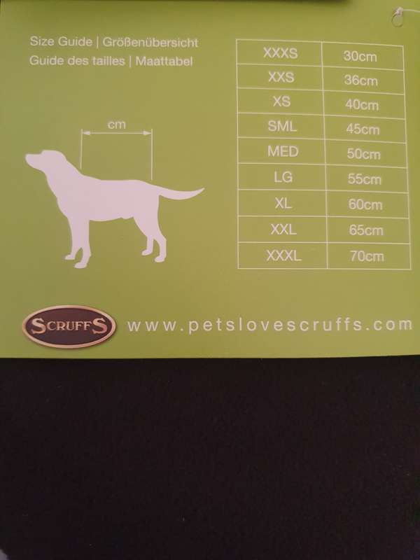 Scruffs Thermal Dog Coat - Black