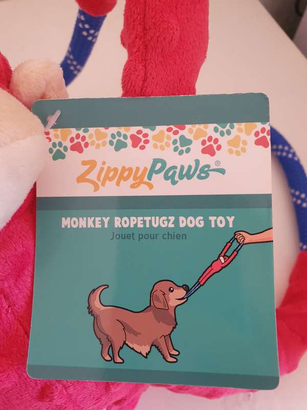 ZippyPaws Monkey RopeTugz