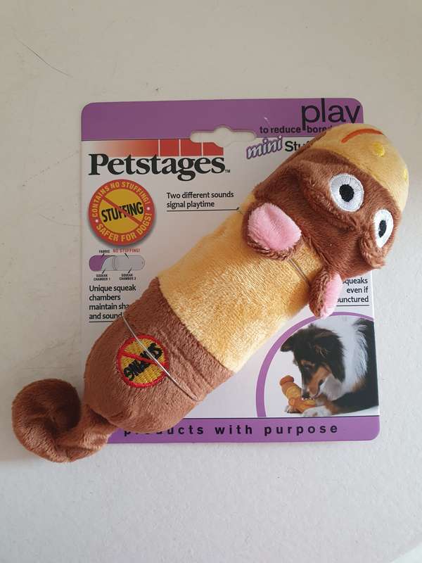 Petstages Stuffing Free Monkey Mini Dog Toy
