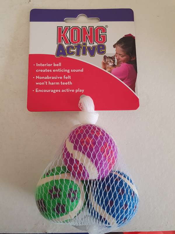 Kong Cat Tennis Balls With Bells