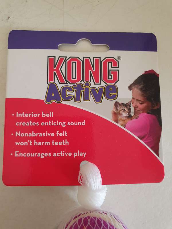 Kong Cat Tennis Balls With Bells