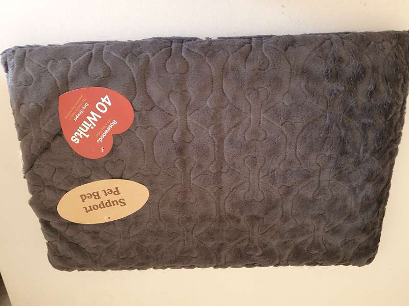 Rosewood plush dog mattress -small