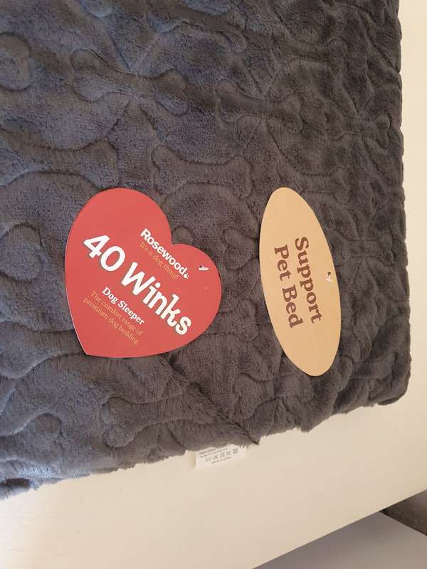 Rosewood plush dog mattress -small