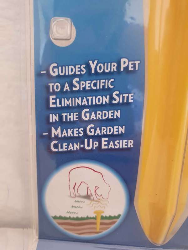 Training Post for potty training and Training spray