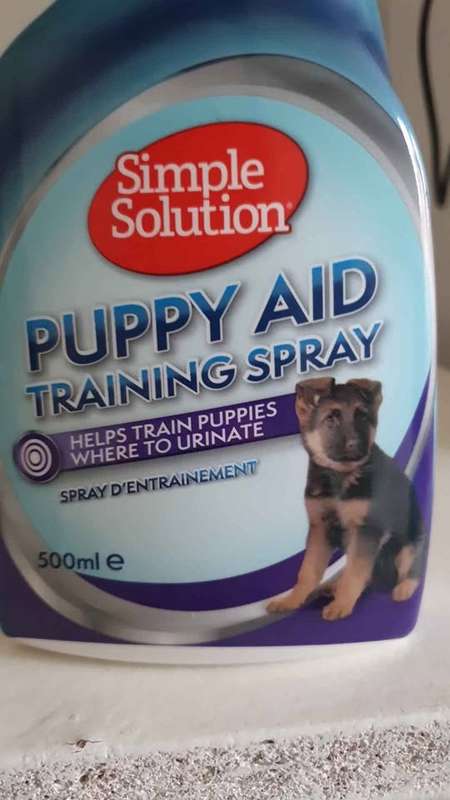 Training Post for potty training and Training spray