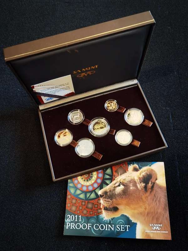 2011 South Africa Proof Set - Low mintage of only 1696
